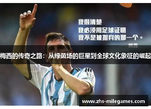 梅西的传奇之路：从绿茵场的巨星到全球文化象征的崛起