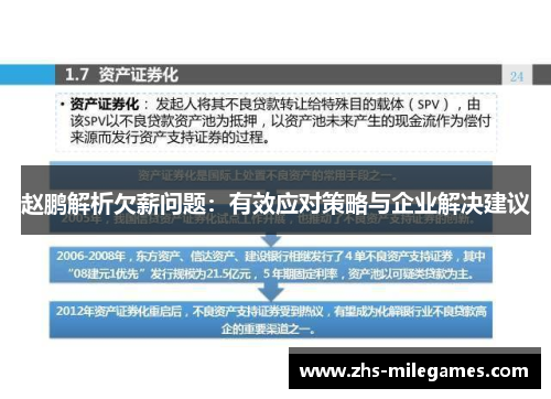 赵鹏解析欠薪问题：有效应对策略与企业解决建议
